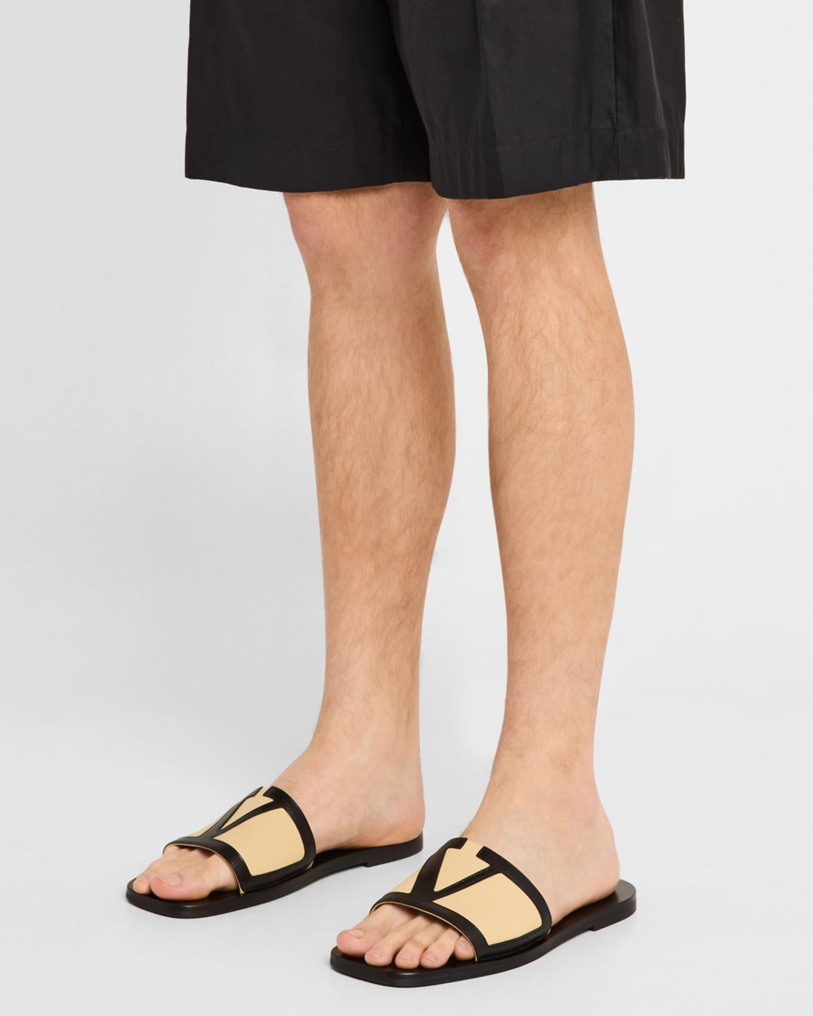 Men's Viva Superstar Leather Slide Sandals Product Image