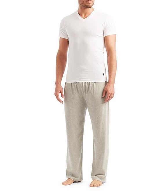 Polo Ralph Lauren Slim Fit Cotton V-Neck Undershirt T-Shirt 5-Pack Product Image