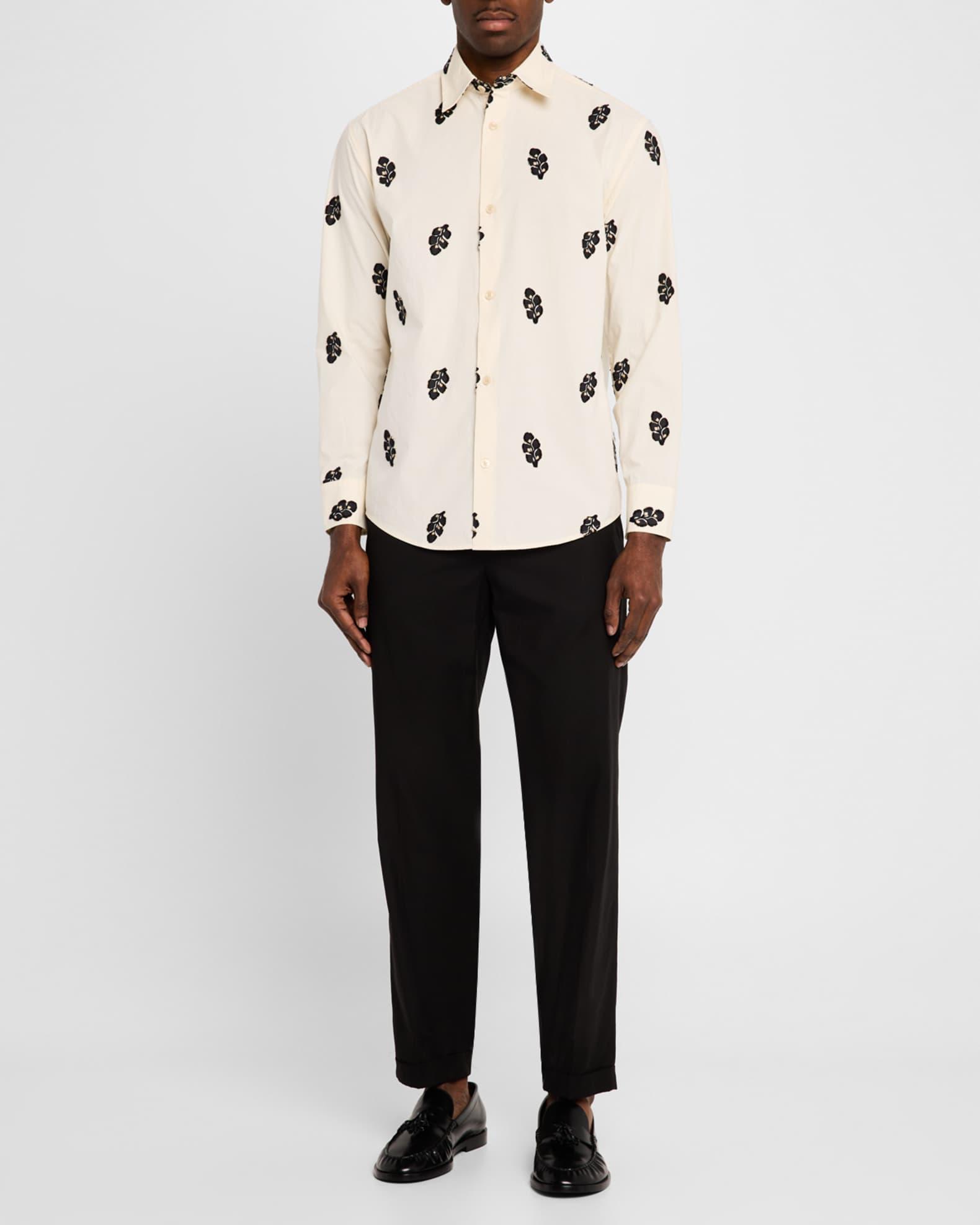 Mens Freddy Jacquard Button-Down Shirt Product Image