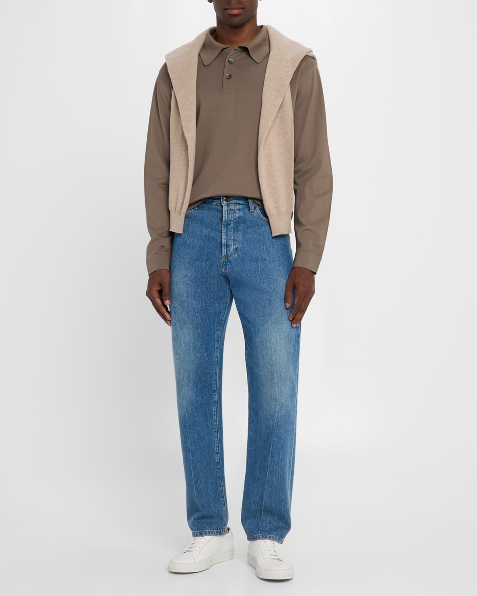 Men's Light Pique Polo Shirt Product Image