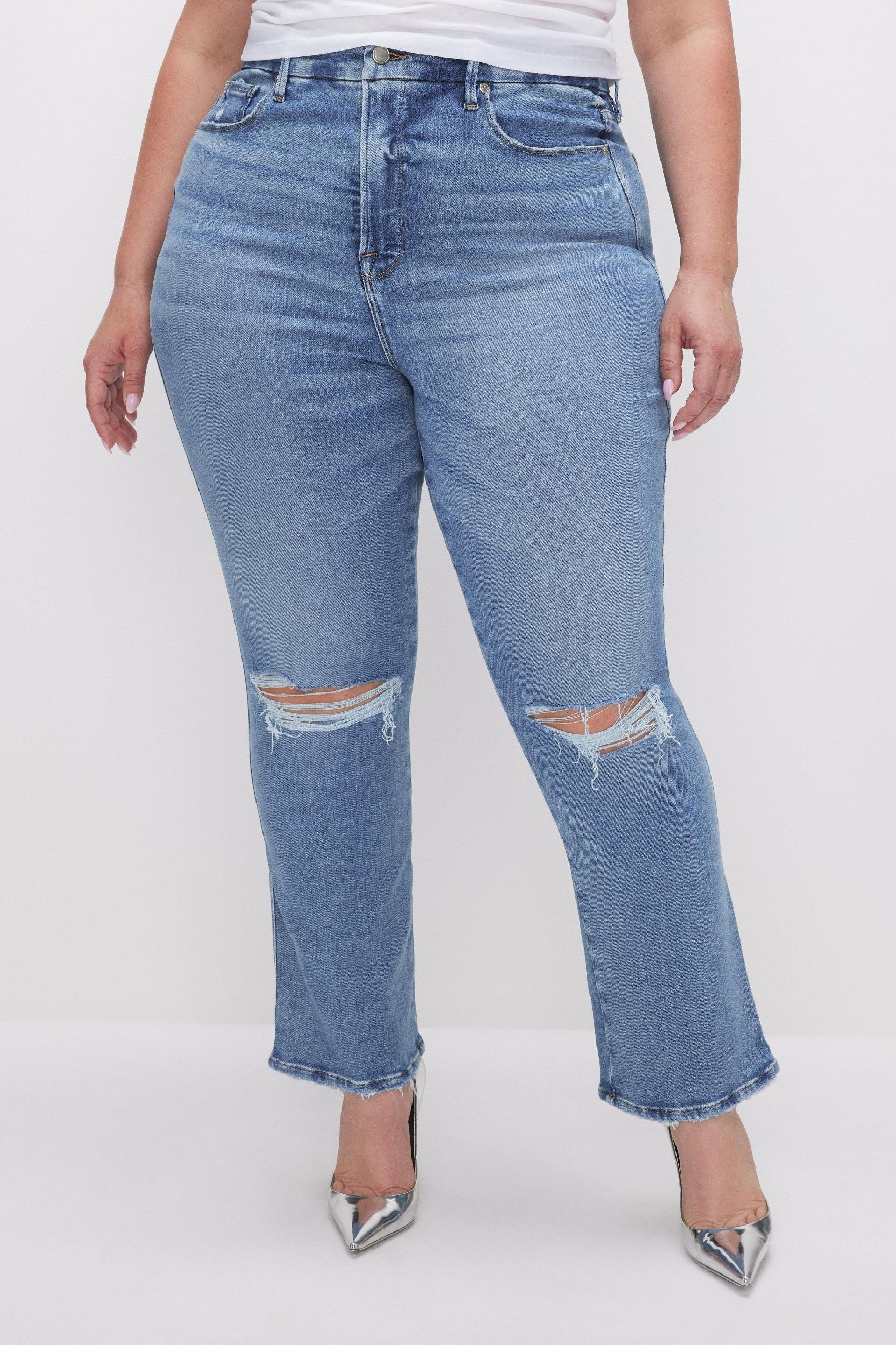 GOOD CURVE STRAIGHT JEANS | INDIGO628 Product Image