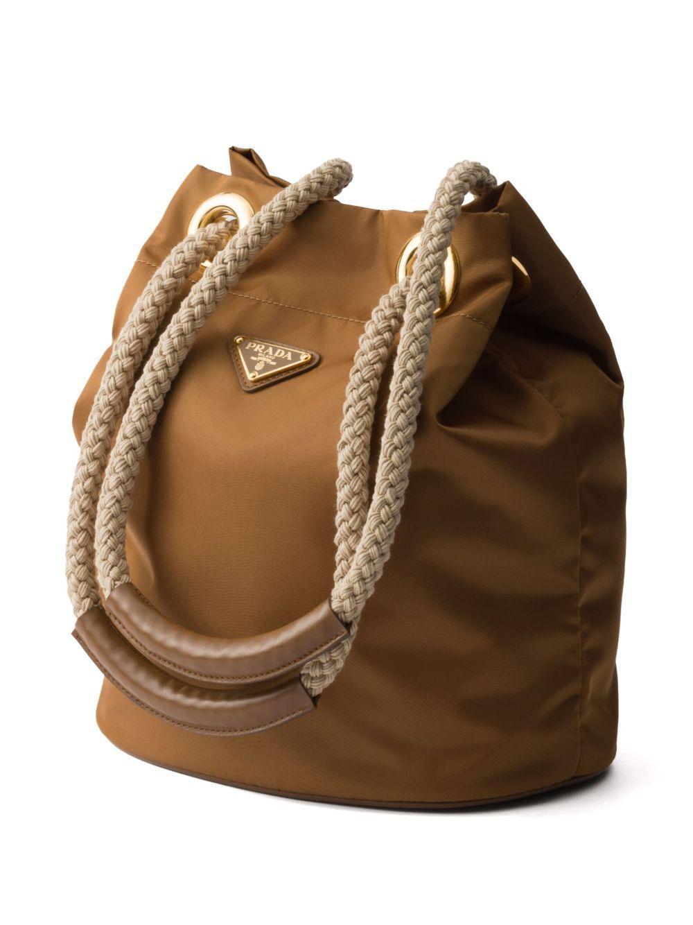 triangle-logo bucket bag Product Image