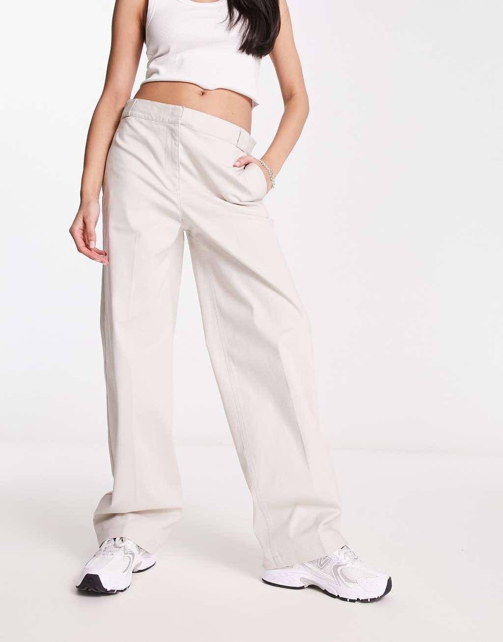 ASOS DESIGN relaxed boyfriend pants Product Image