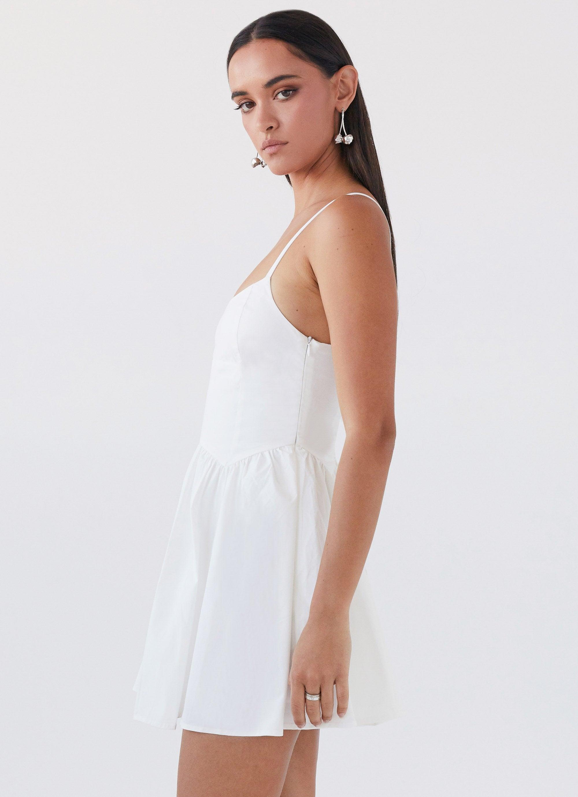 Tesoro Mio Mini Dress - White Product Image