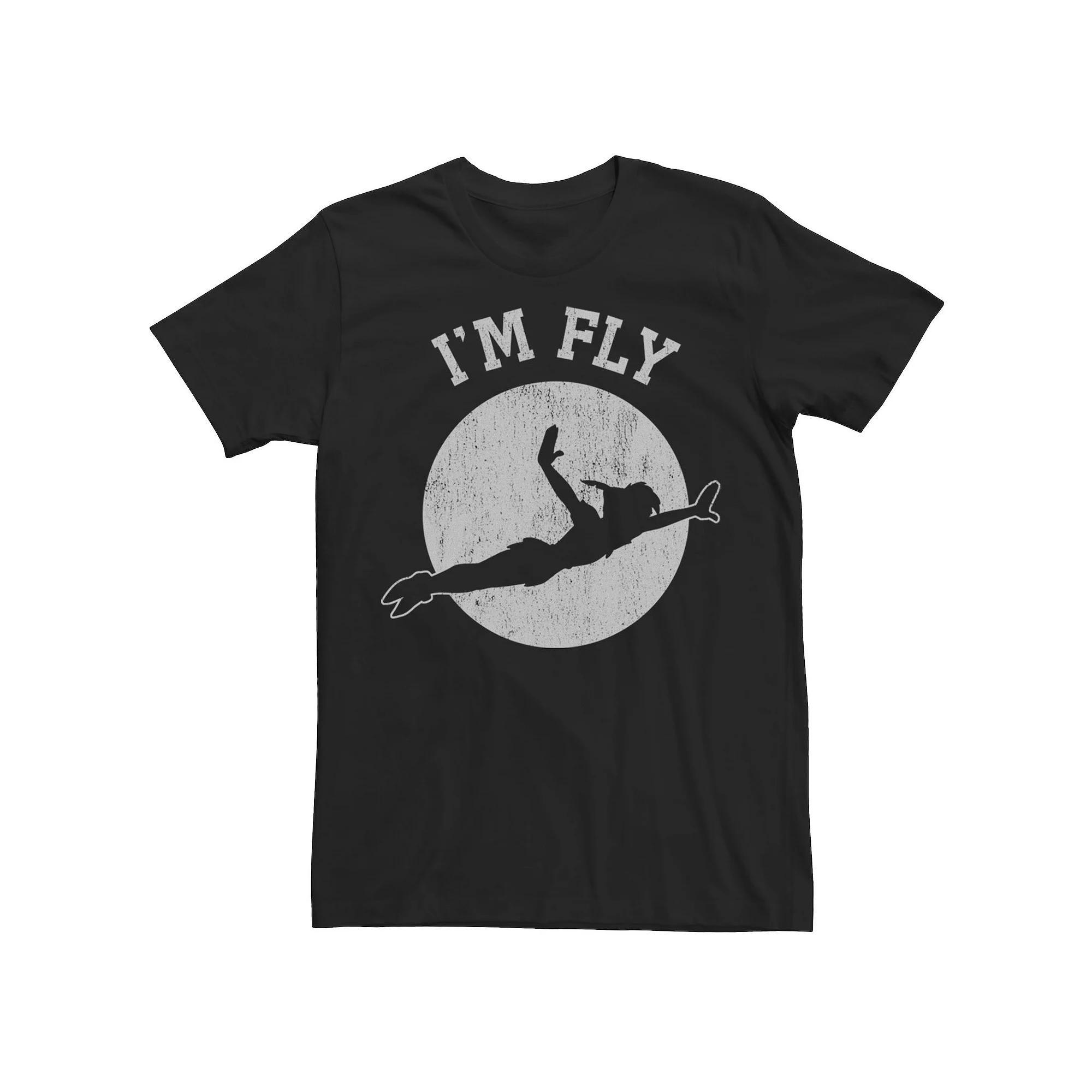 Men's Disney's Peter Pan Silhouette I'm Fly Tee,  Product Image