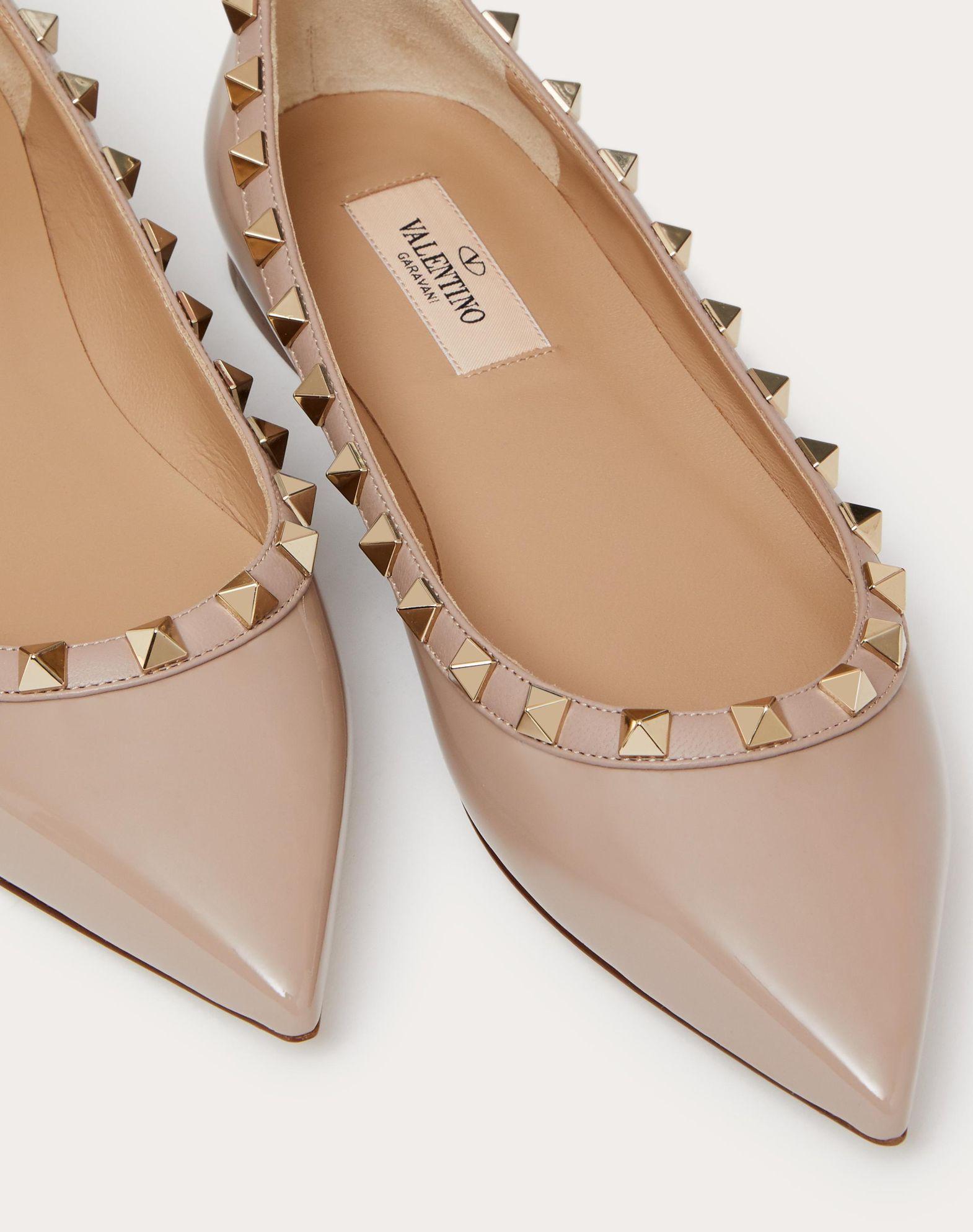 Patent Rockstud Ballet Flat Product Image