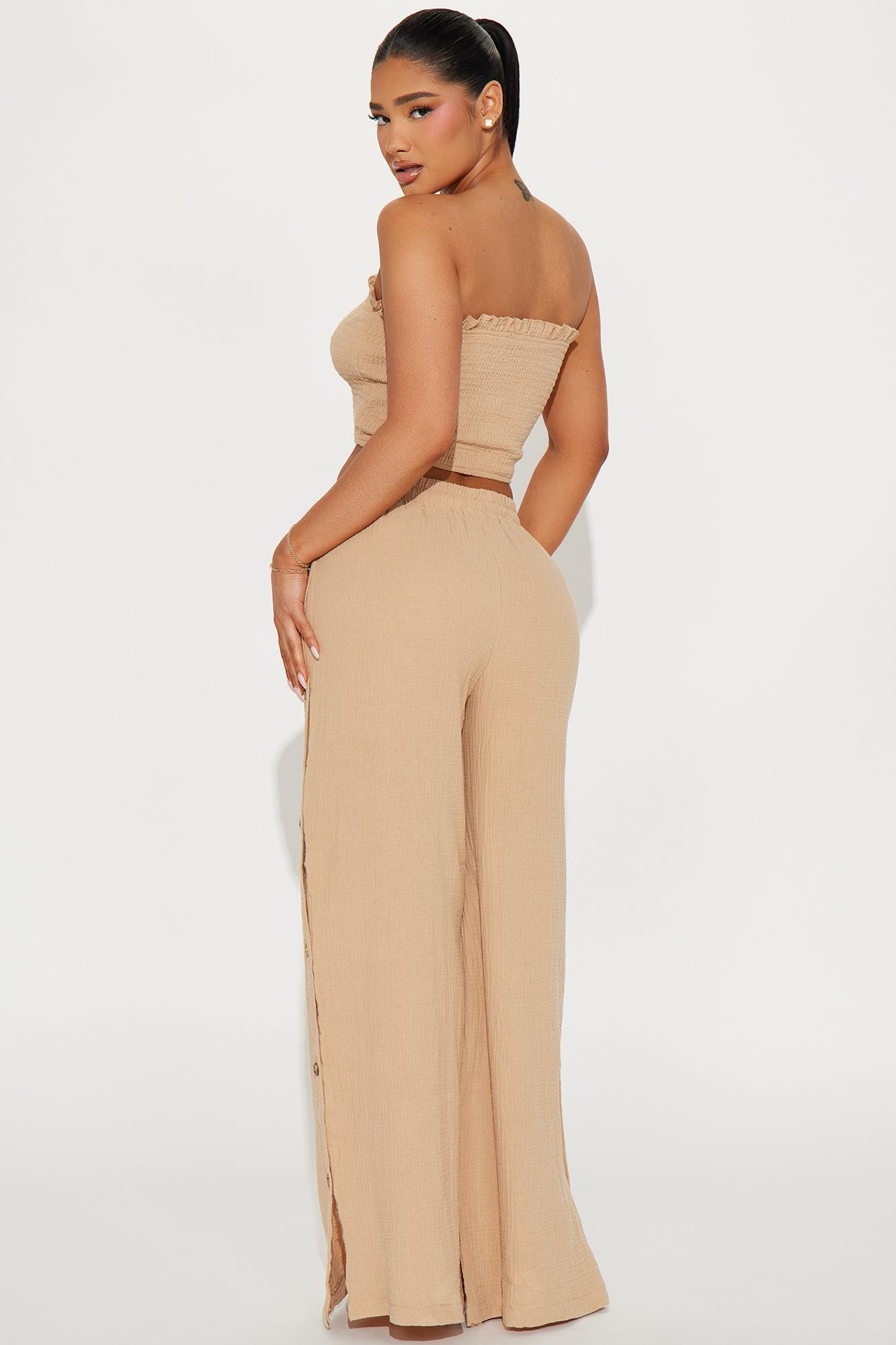 Main Character Pant Set - Taupe Product Image