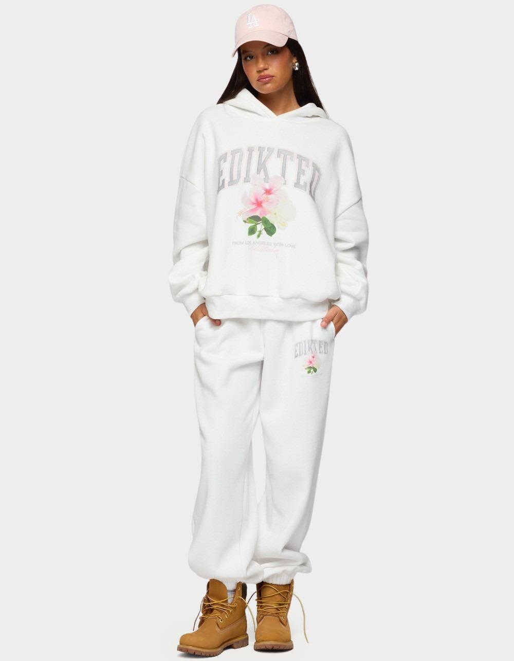 EDIKTED Flerua Edikted Sweatpants - WHITE Product Image
