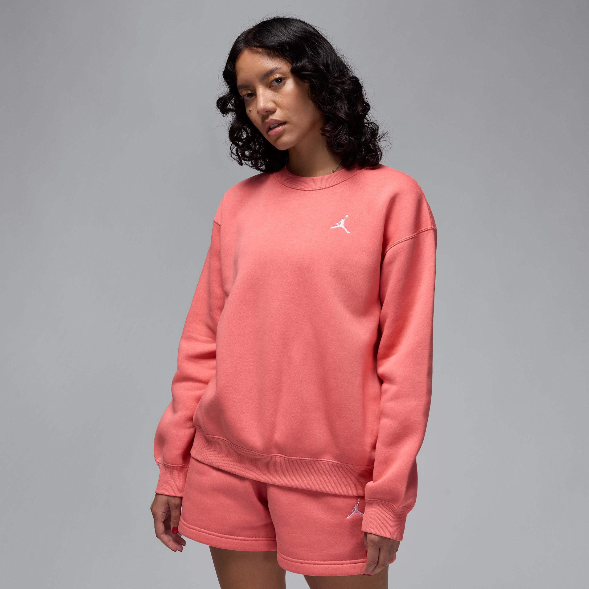 Womens Jordan Brooklyn Fleece Crew-Neck Sweatshirt | FV7074-063 Product Image