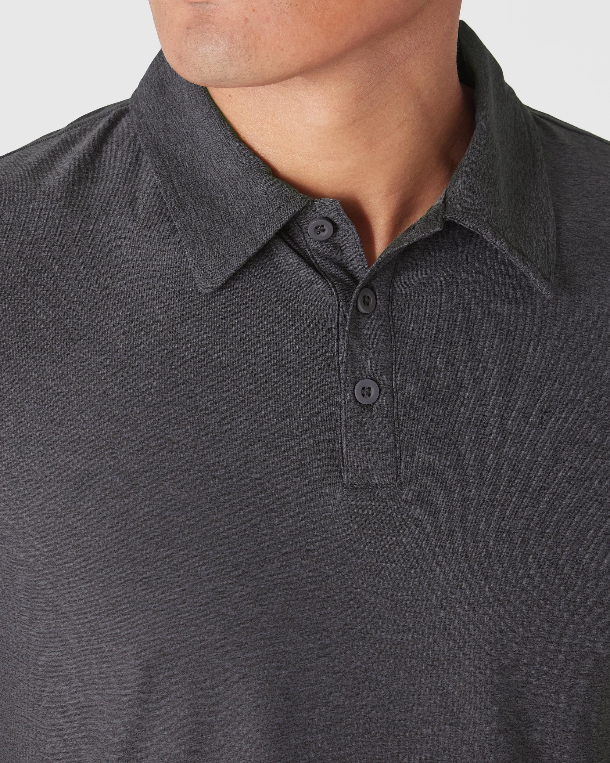 Dark Heather Tempest Active Polo 2.0 Product Image
