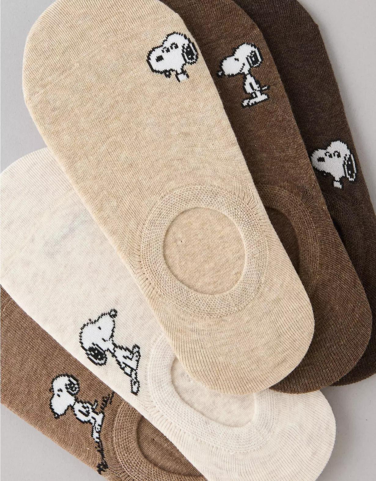 AE Peanuts No-Show Socks 5-Pack Product Image