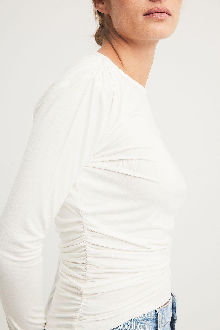 Draped Jersey Top Product Image