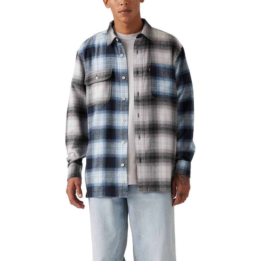 Levis Mens Long Sleeve Utility Button-Down Shirt - Awesome Plaid Product Image