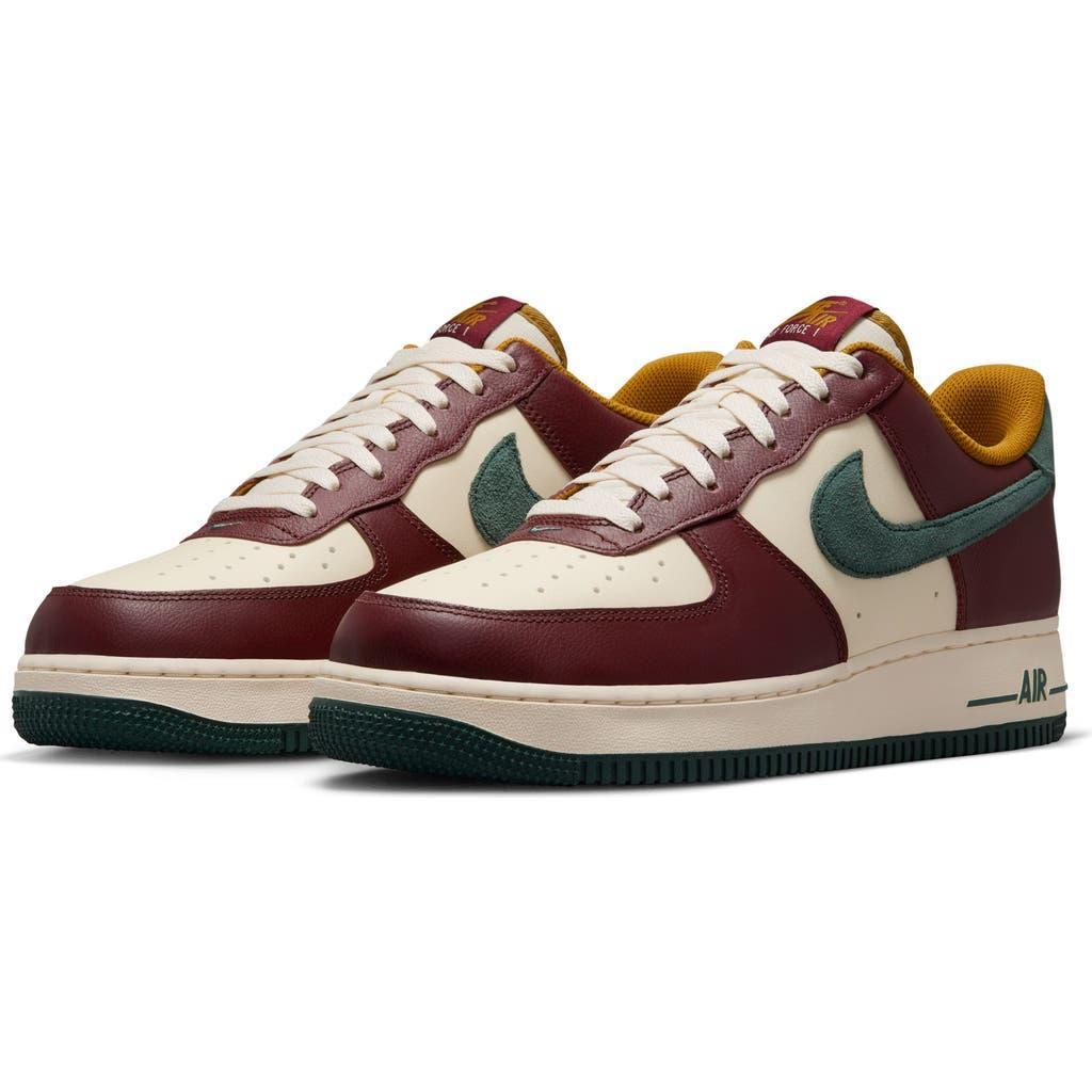 NIKE Air Force 1 Low Sneakers In Coconut Milk/dark Team Red/bronzine/vintage Green Product Image