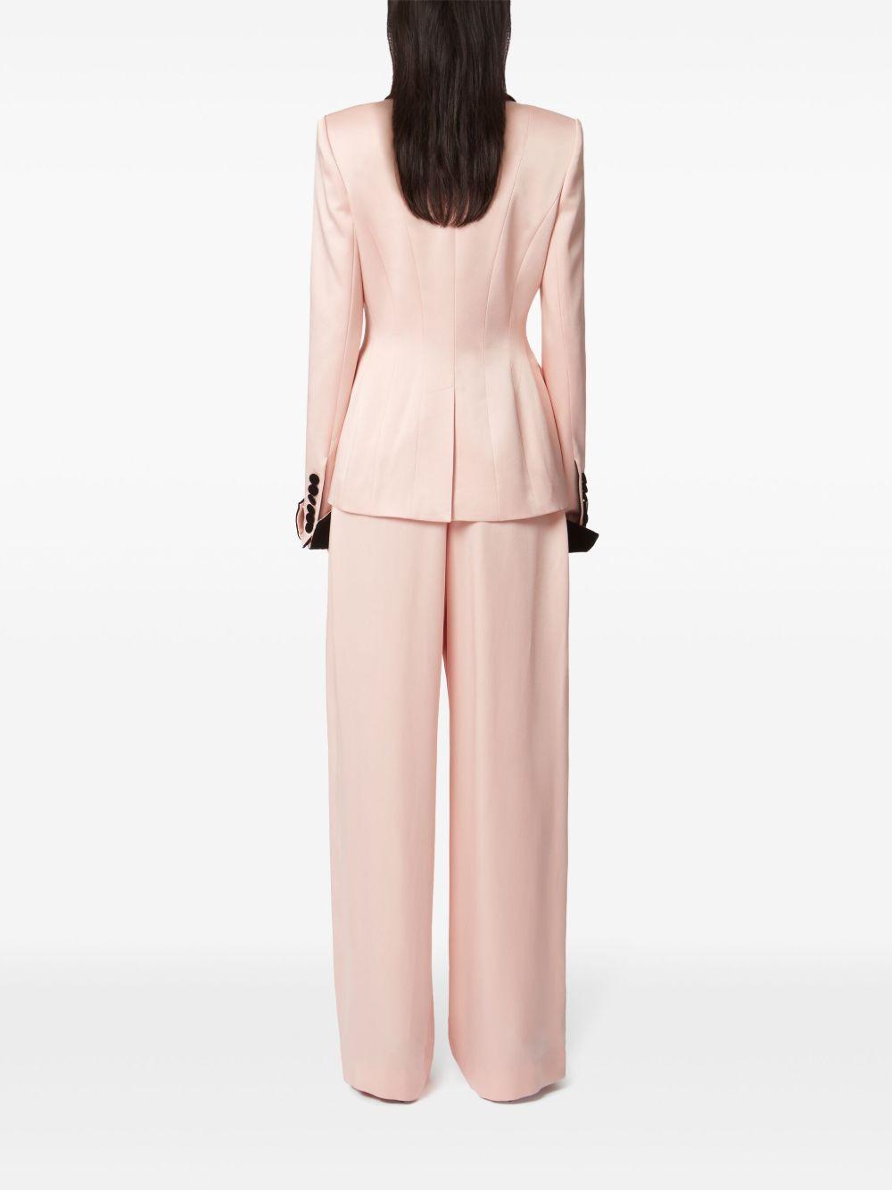 contrasting-trim blazer Product Image