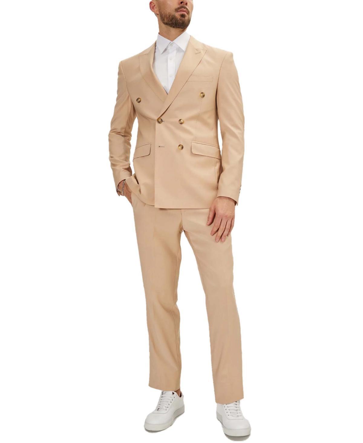 Ron Tomson Mens Modern Double Breasted, 2-Piece Suit Set Product Image