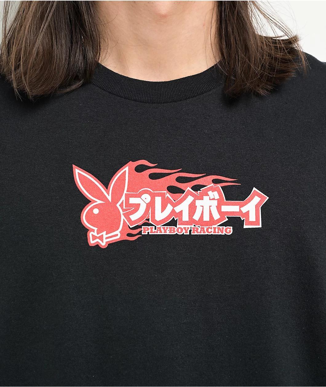 Color Bars x Playboy Livery Black T-Shirt Product Image