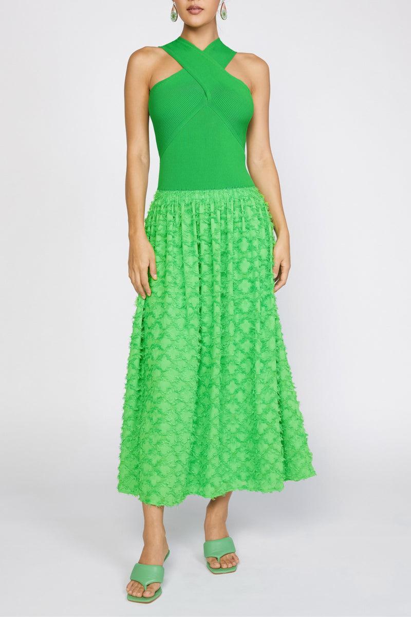 Halter Midi Dress Product Image