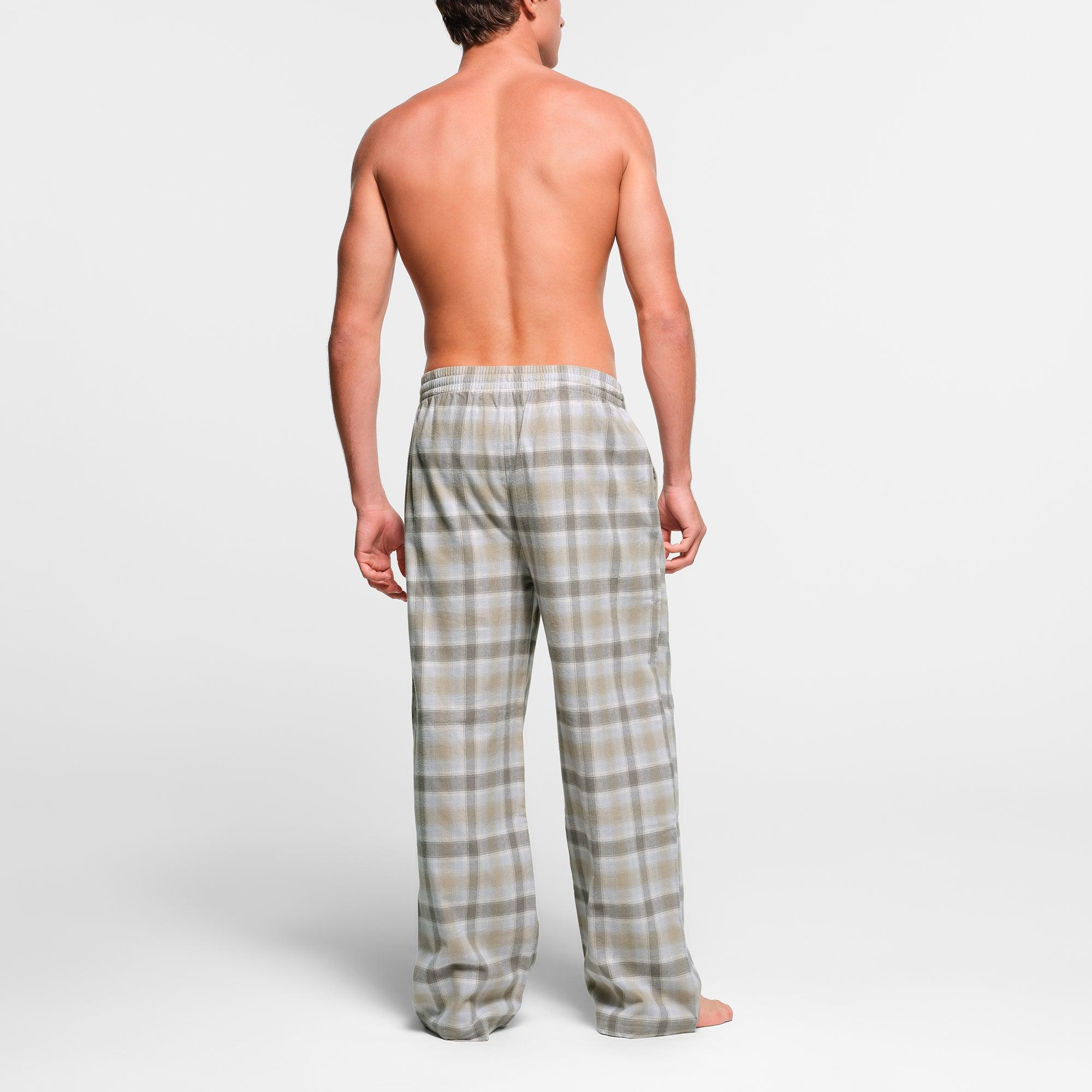 FLANNEL SLEEP MENS PANT | TAUPE PLAID Product Image