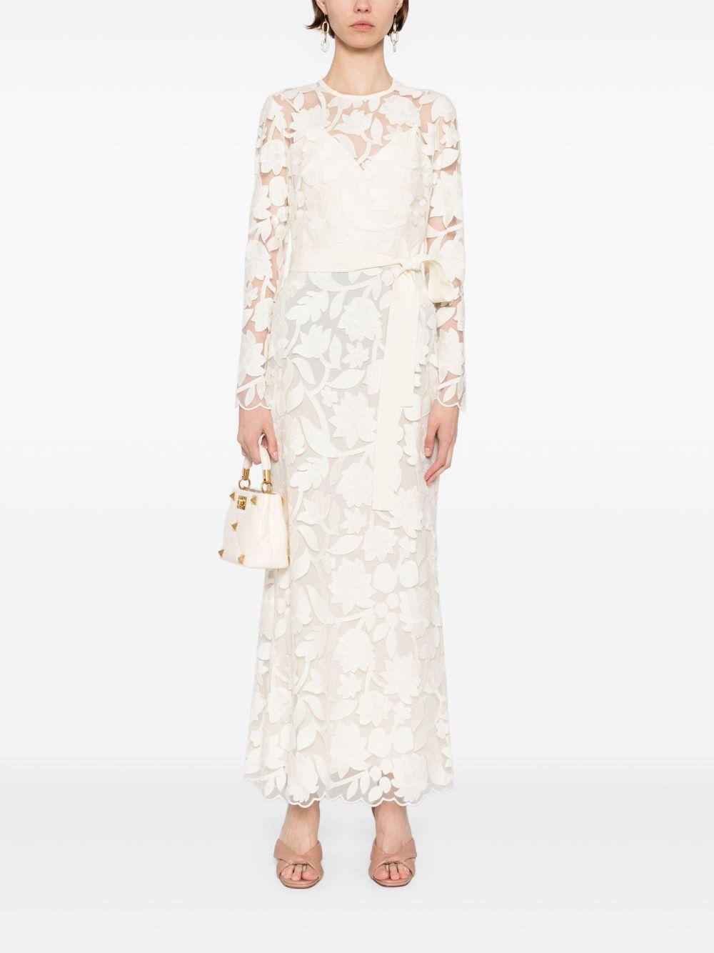 embroidered midi dress Product Image