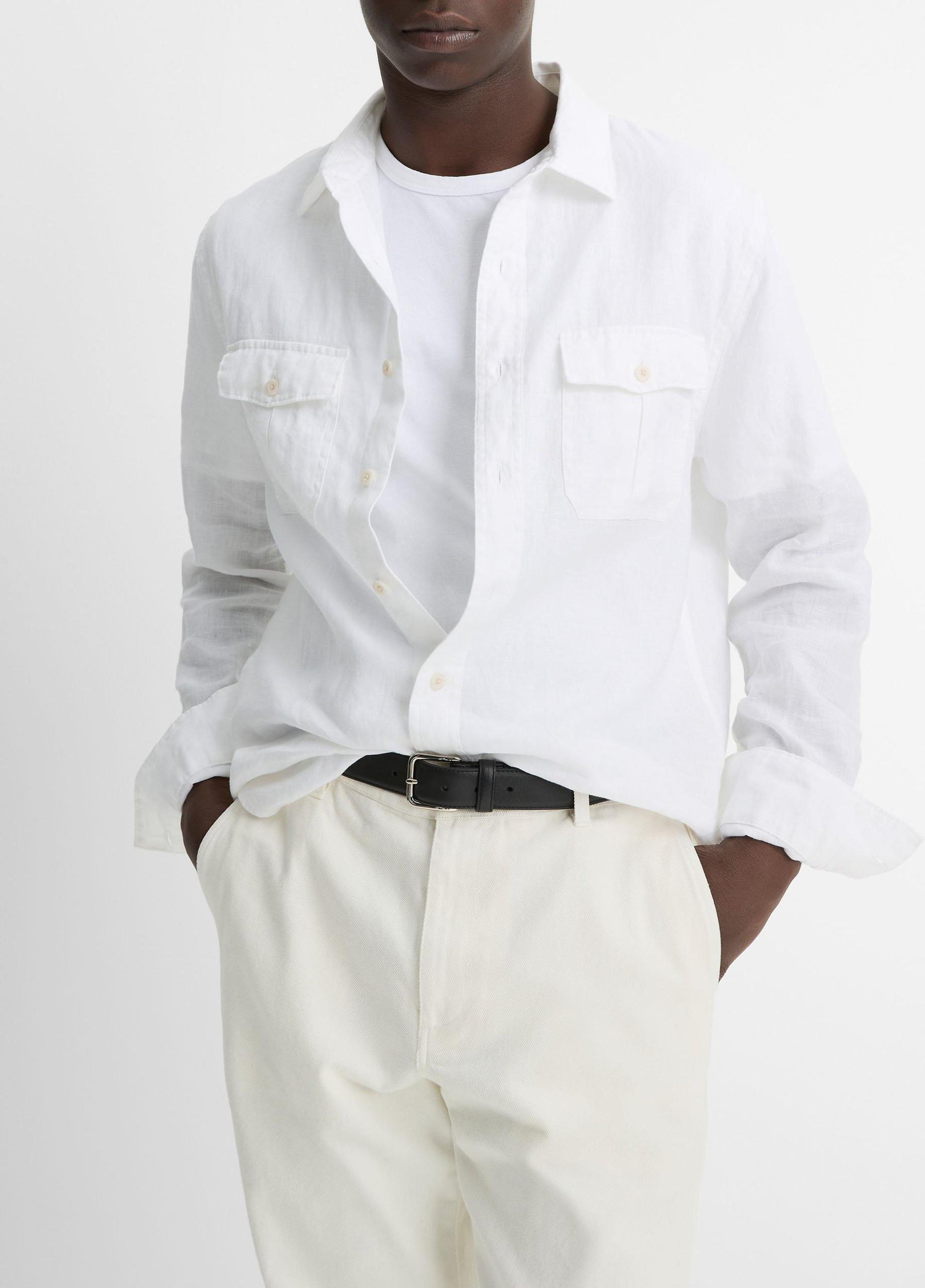 Linen Utility Shirt Product Image