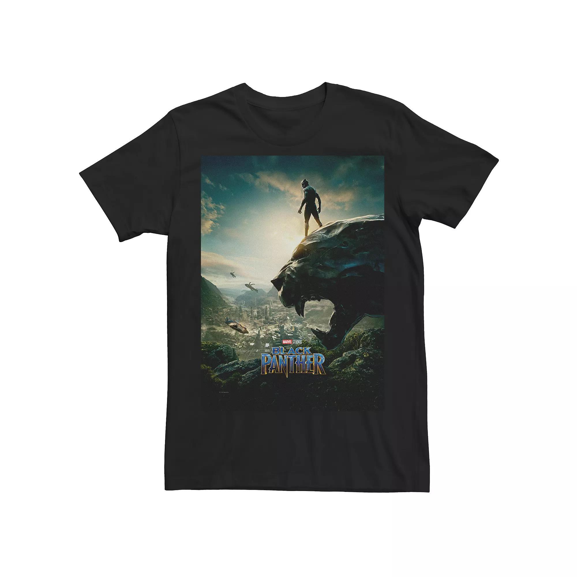 Men's Marvel Black Panther Overlook Graphic Tee, Size: XXL Product Image