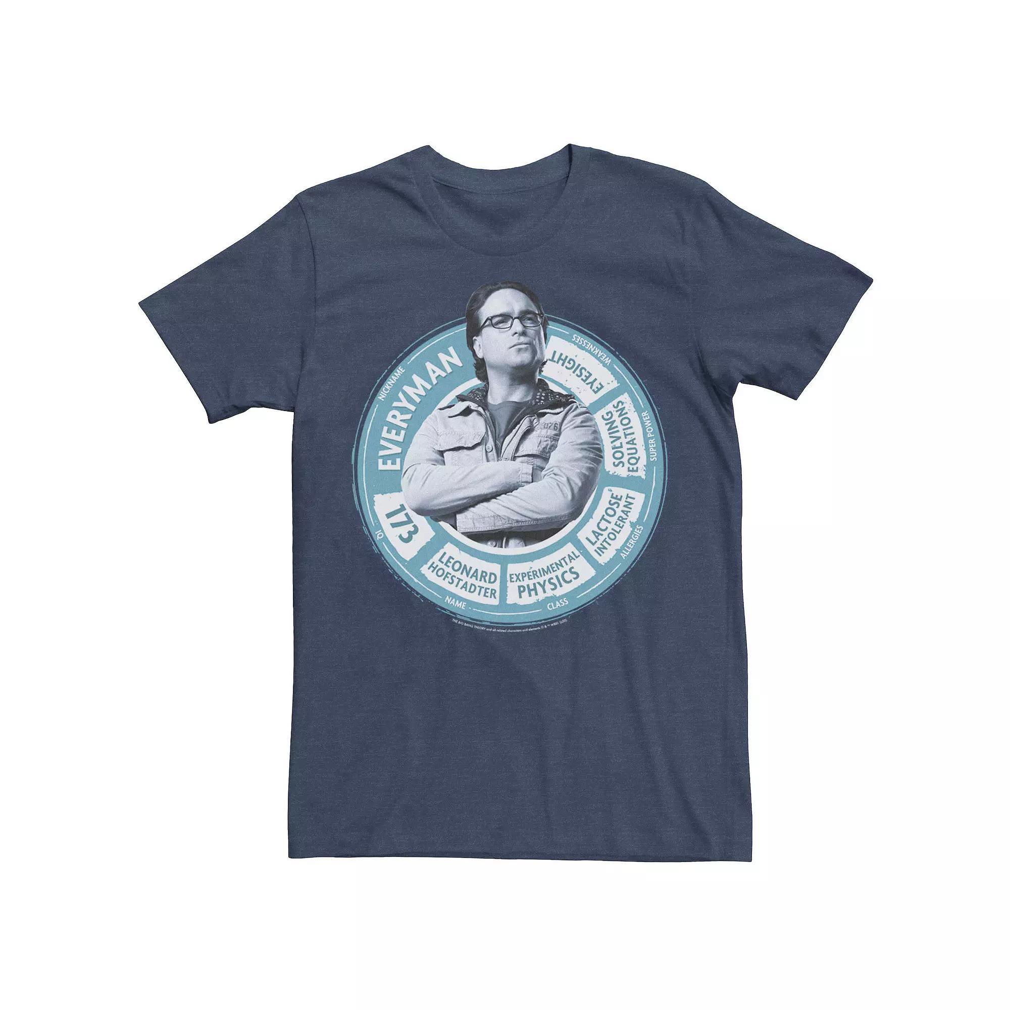 Men's The Big Bang Theory Leonard Statistics Tee,  Product Image