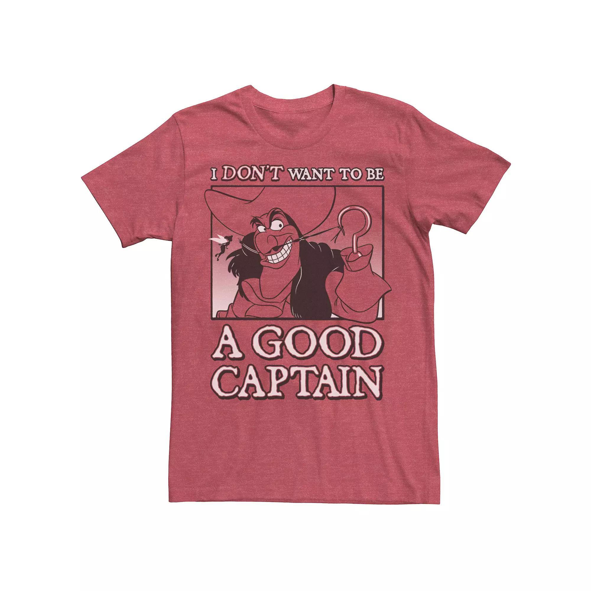 Disney's Peter Pan Captain Hook Men's Bad Captain Tee,  Product Image