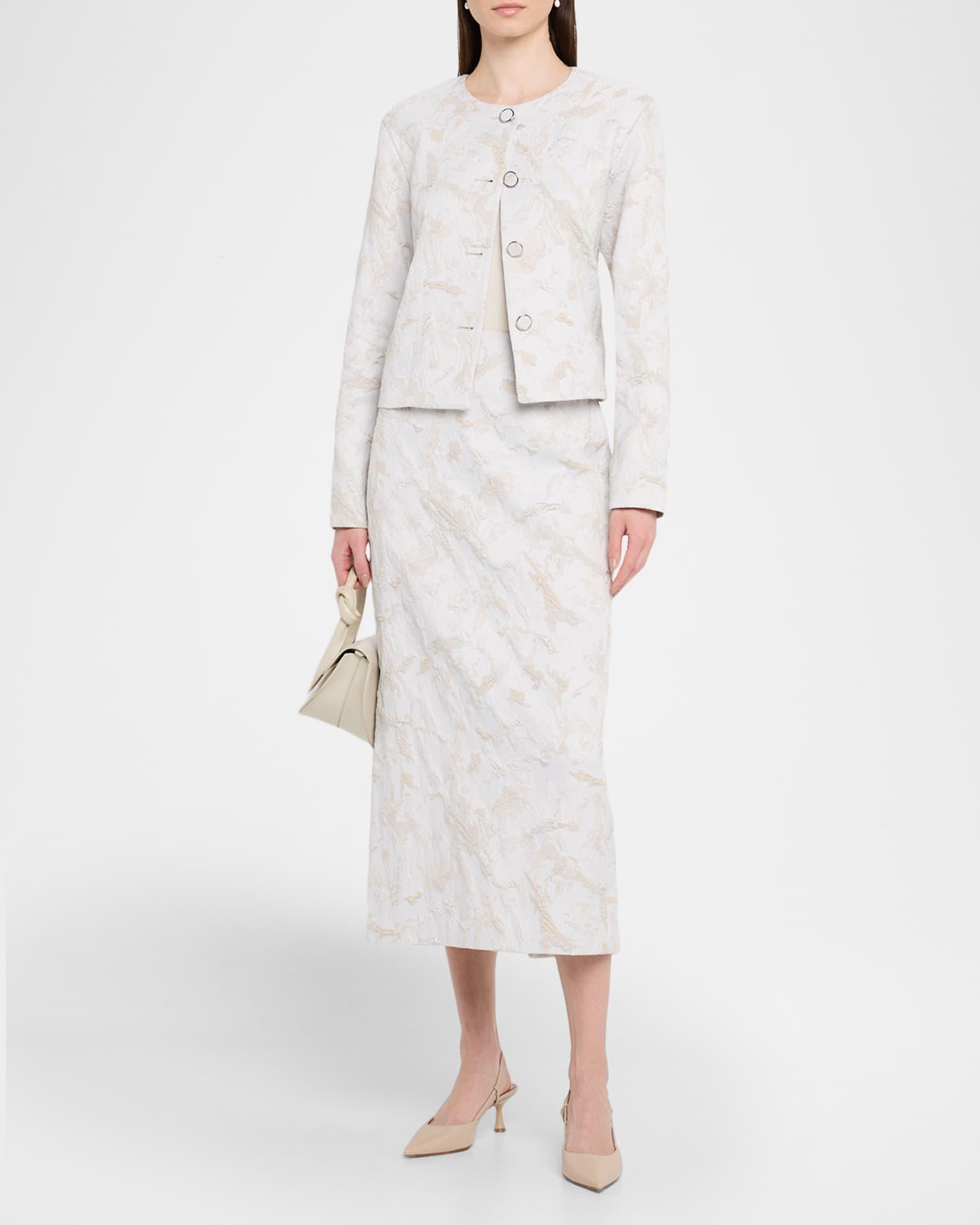 Button-Down Jacquard Jacket Product Image