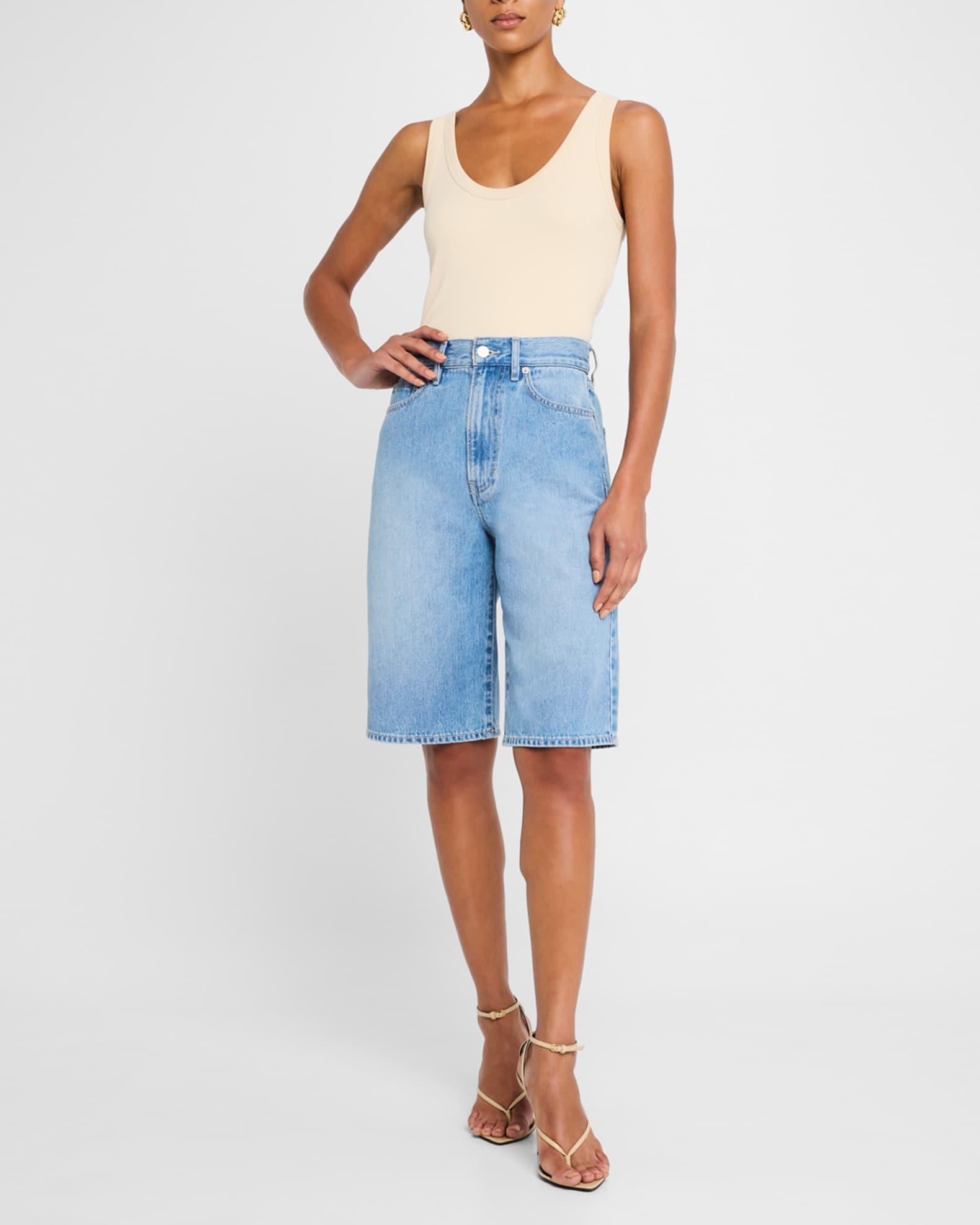 Charlotte Denim Shorts Product Image