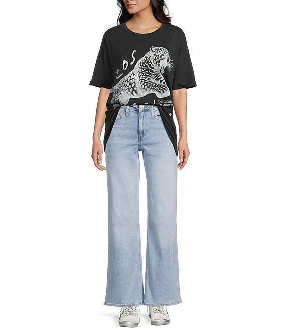 The Laundry Room Short Sleeve LA Cats Oversized T-Shirt Product Image