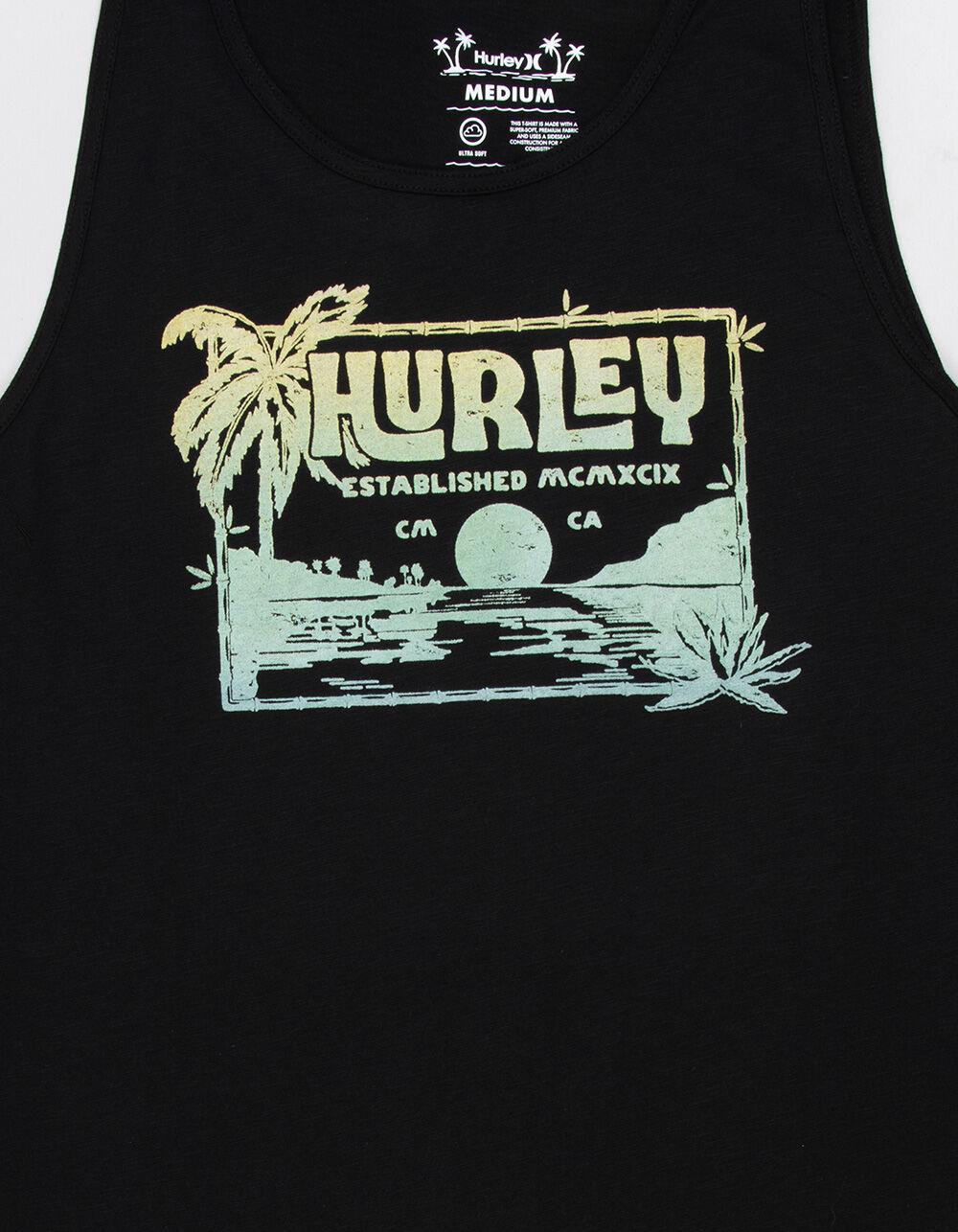 HURLEY Island Vibes Mens Tank Top - BLACK Product Image