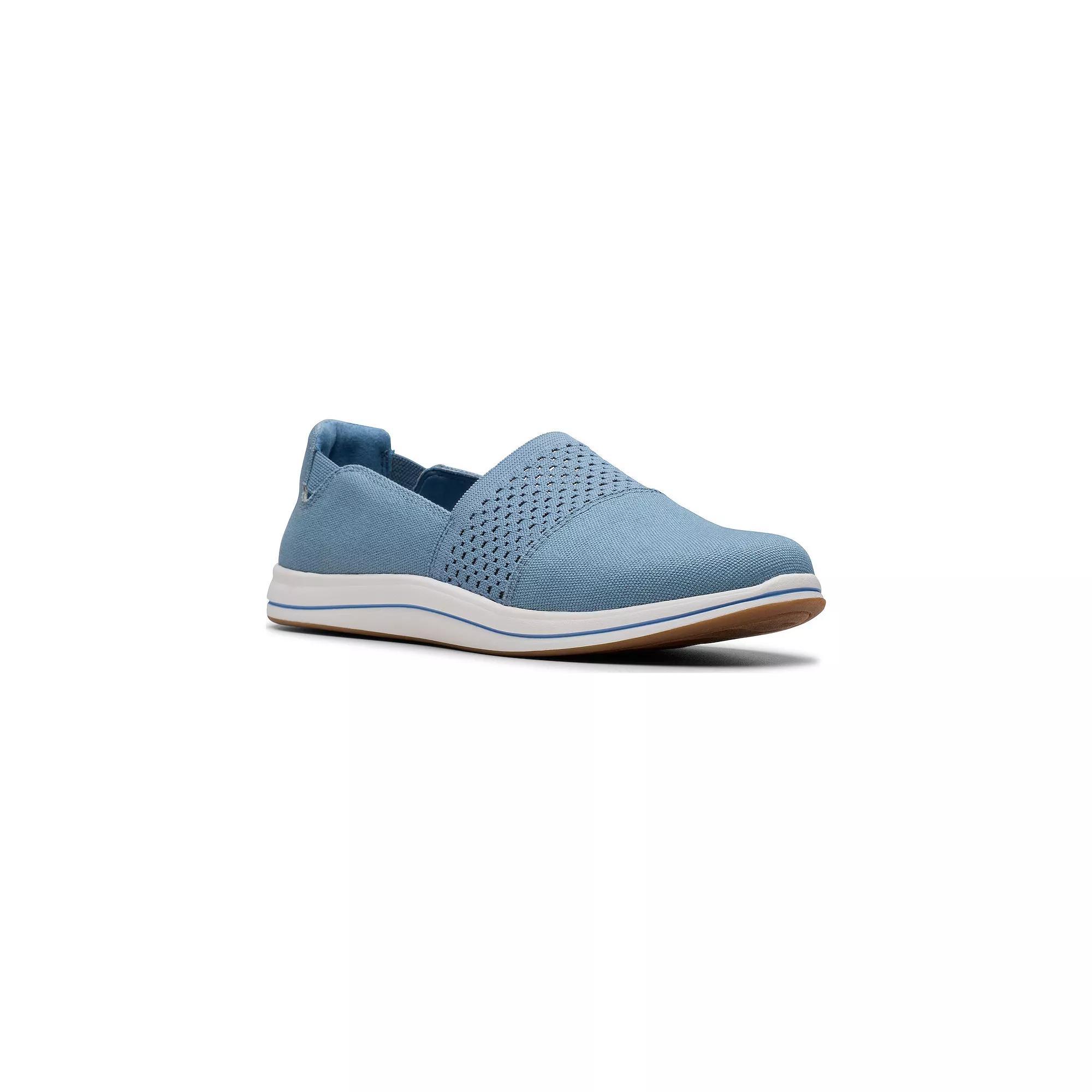 Clarks® Cloudstepper Breeze Vibe Women's Slip-On Shoes, Size: 7, Light Blue Product Image