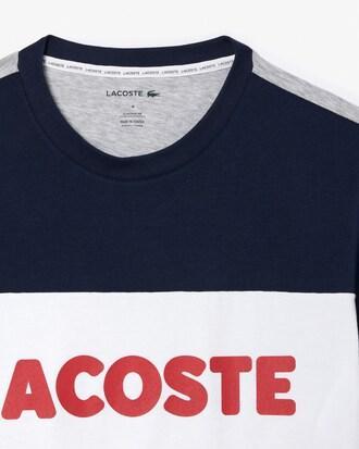 Long Colour-Block Cotton Pyjama Set Product Image