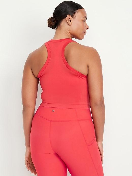 Fitted Seamless Crop Tank Top Product Image