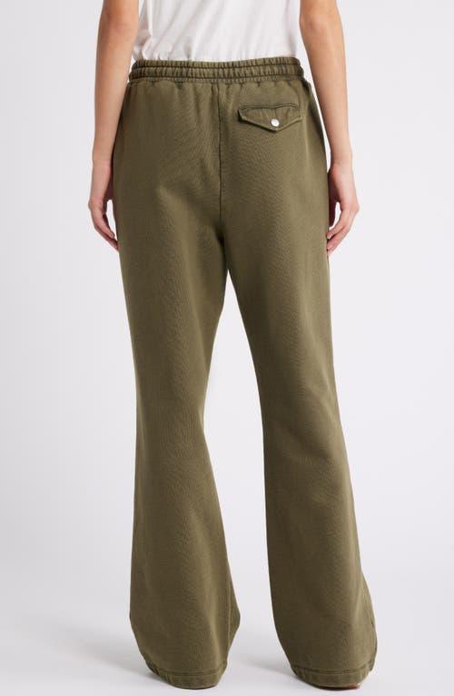 FRAME Drawstring Flare Sweatpants In Surplus Product Image