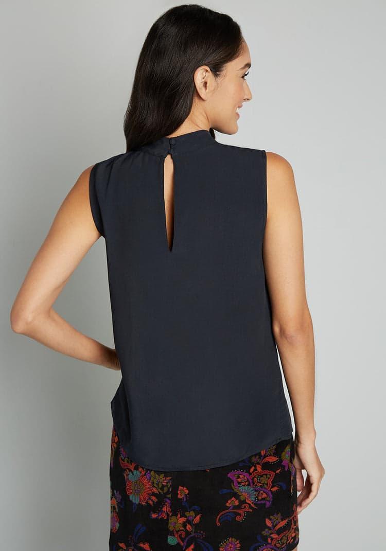 Perfectly Particular Sleeveless Blouse Product Image