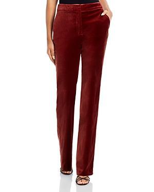 Womens Blake Velvet Flare Trousers Product Image