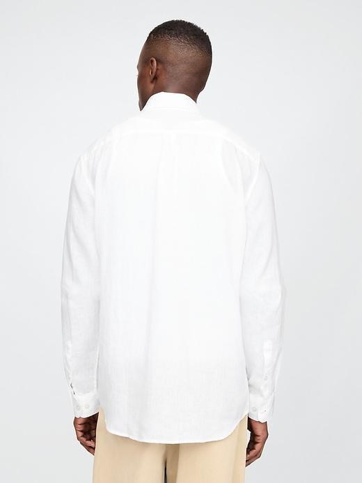 100% Linen Classic Shirt Product Image