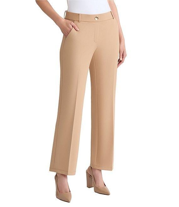 Kasper Stretch Twill Pull On Faux Fly Trouser Product Image