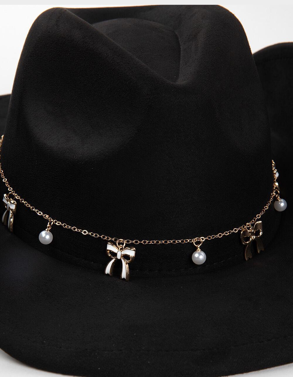 Bow Charm Cowboy Hat Product Image