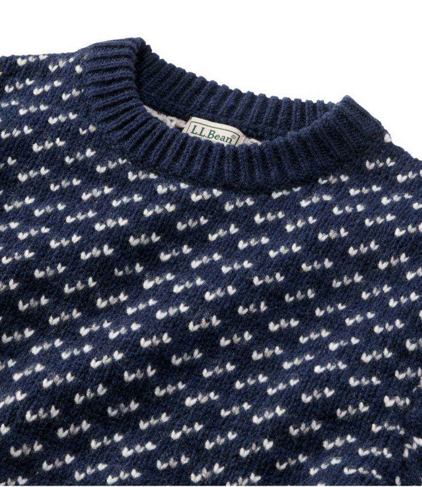 
                            Men's Bean's Classic Ragg Wool Sweater, Crewneck, Bird's-Eye
                         Product Image