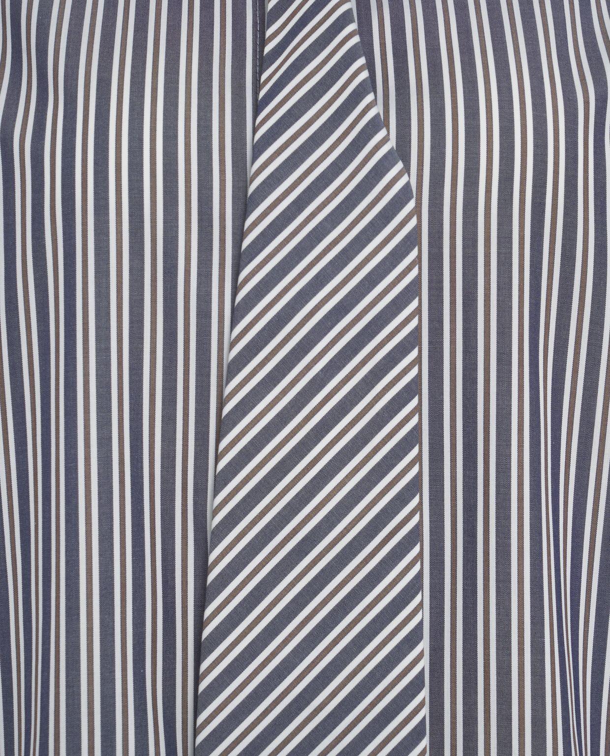 Striped blouse with tie detail Product Image