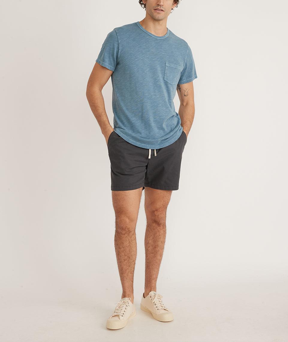 Vintage Heavy Slub Pocket Tee in Provincial Blue Product Image