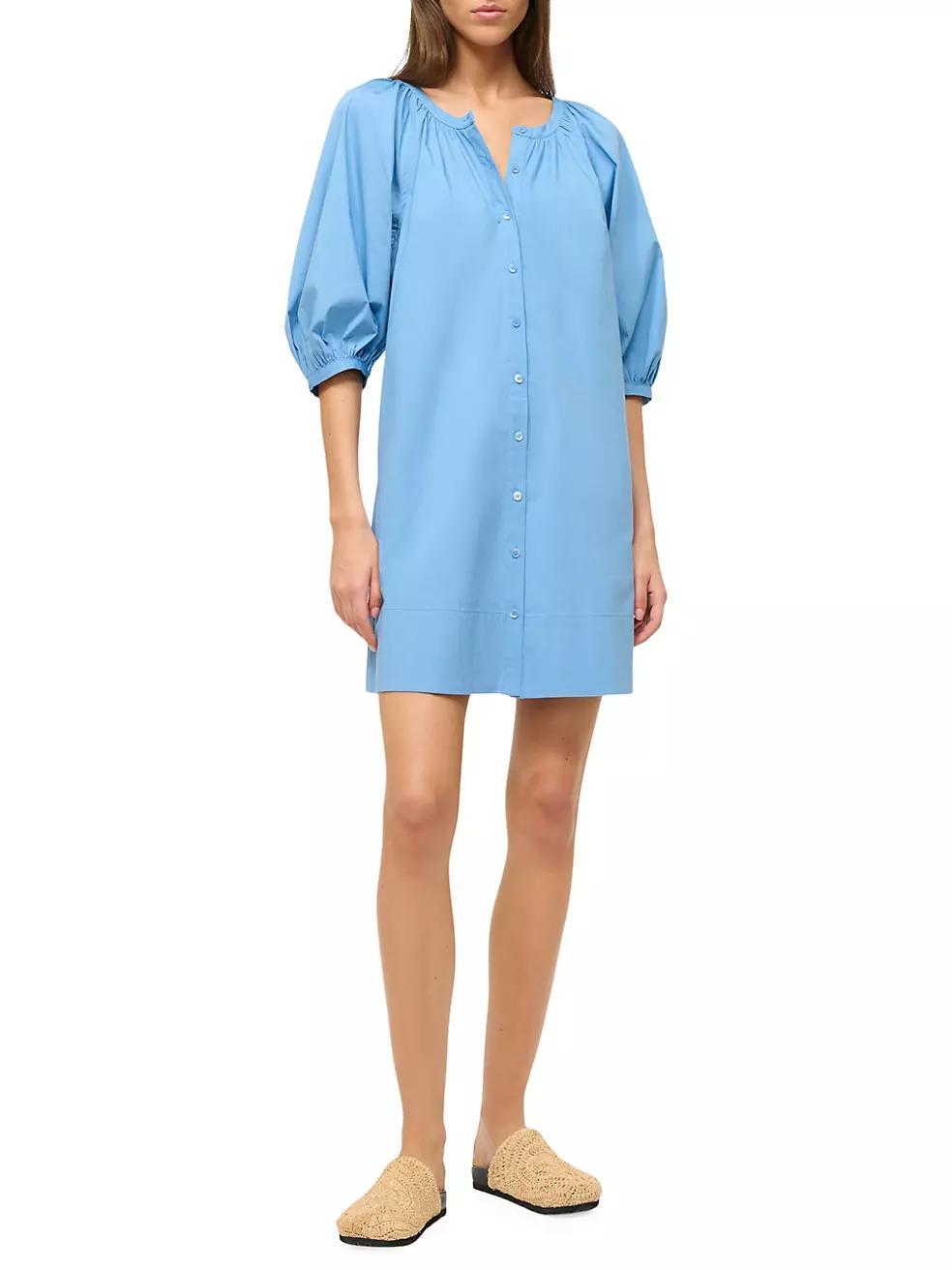 Vincent Stretch-Cotton Minidress Product Image