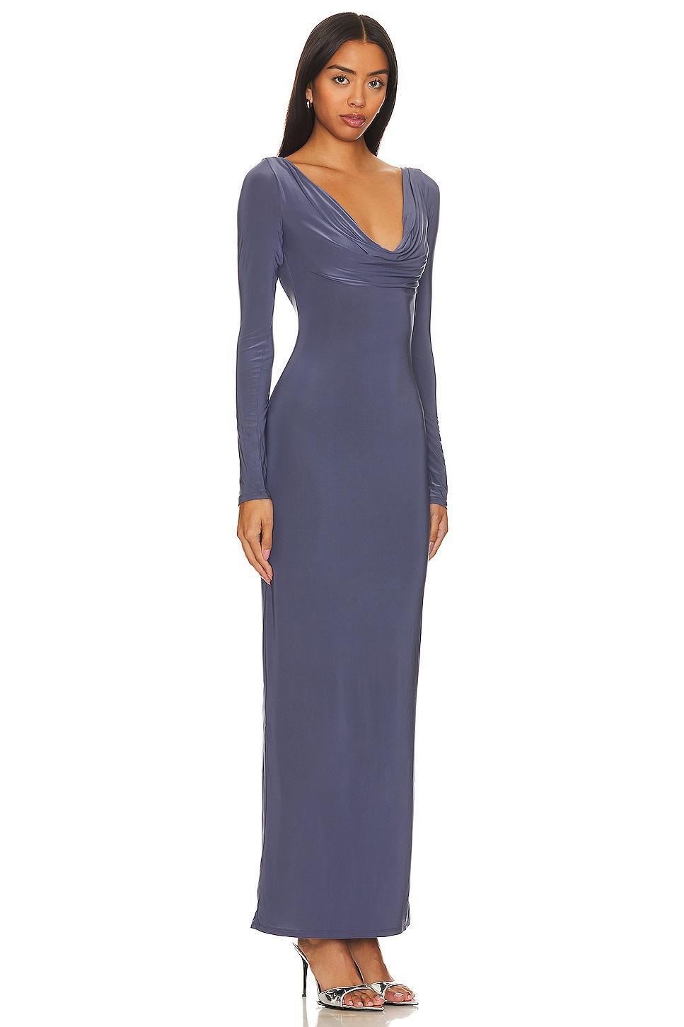 Lovers and Friends x Rachel Jaya Maxi Dress in Slate Blue Product Image