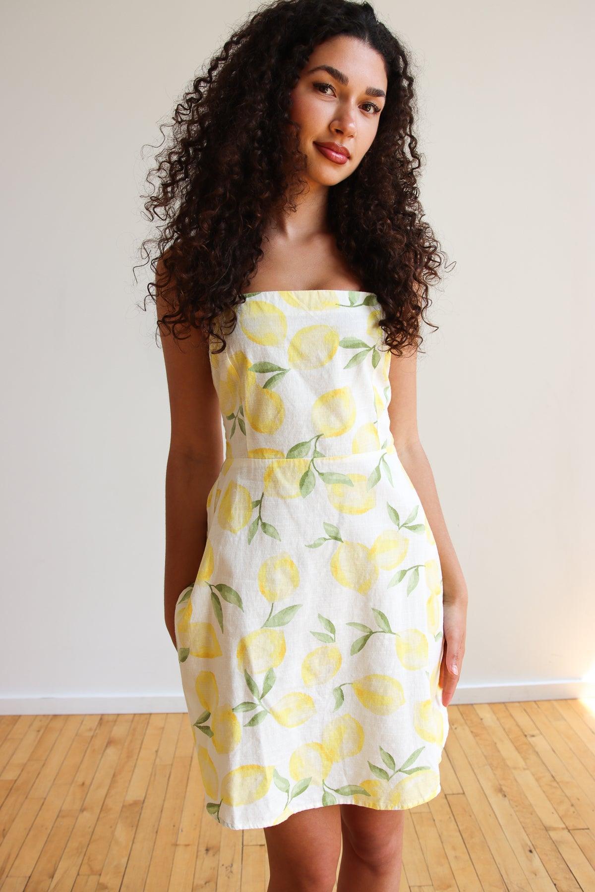 Lemon Mini Dress Product Image