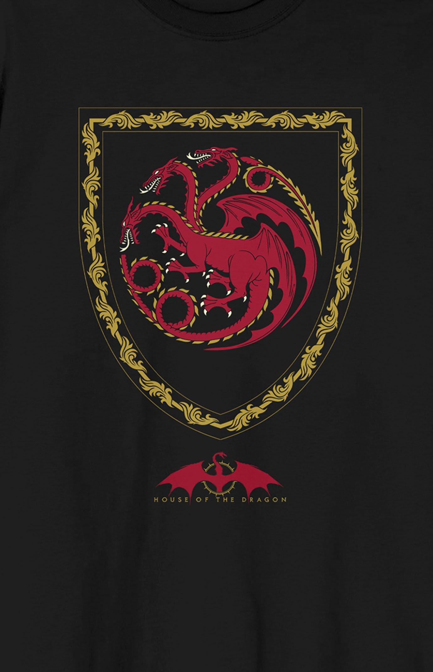 Men's House Of The Dragon Tee, Size: Medium, Black Product Image