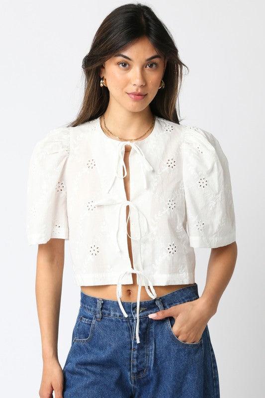 Ciera Tie Front Top Product Image