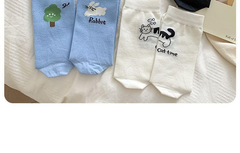 Cartoon Print Socks Product Image